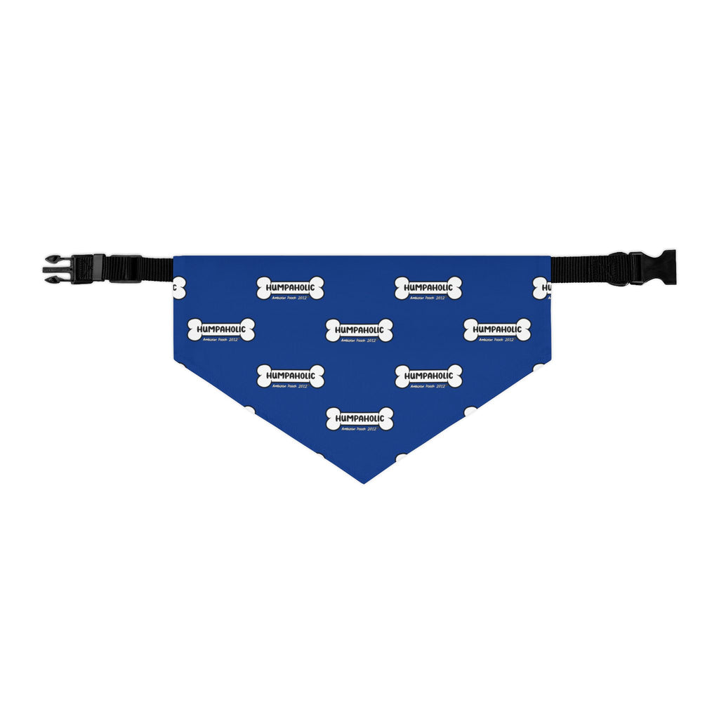 Humpaholic Pet Bandana Collar Blue