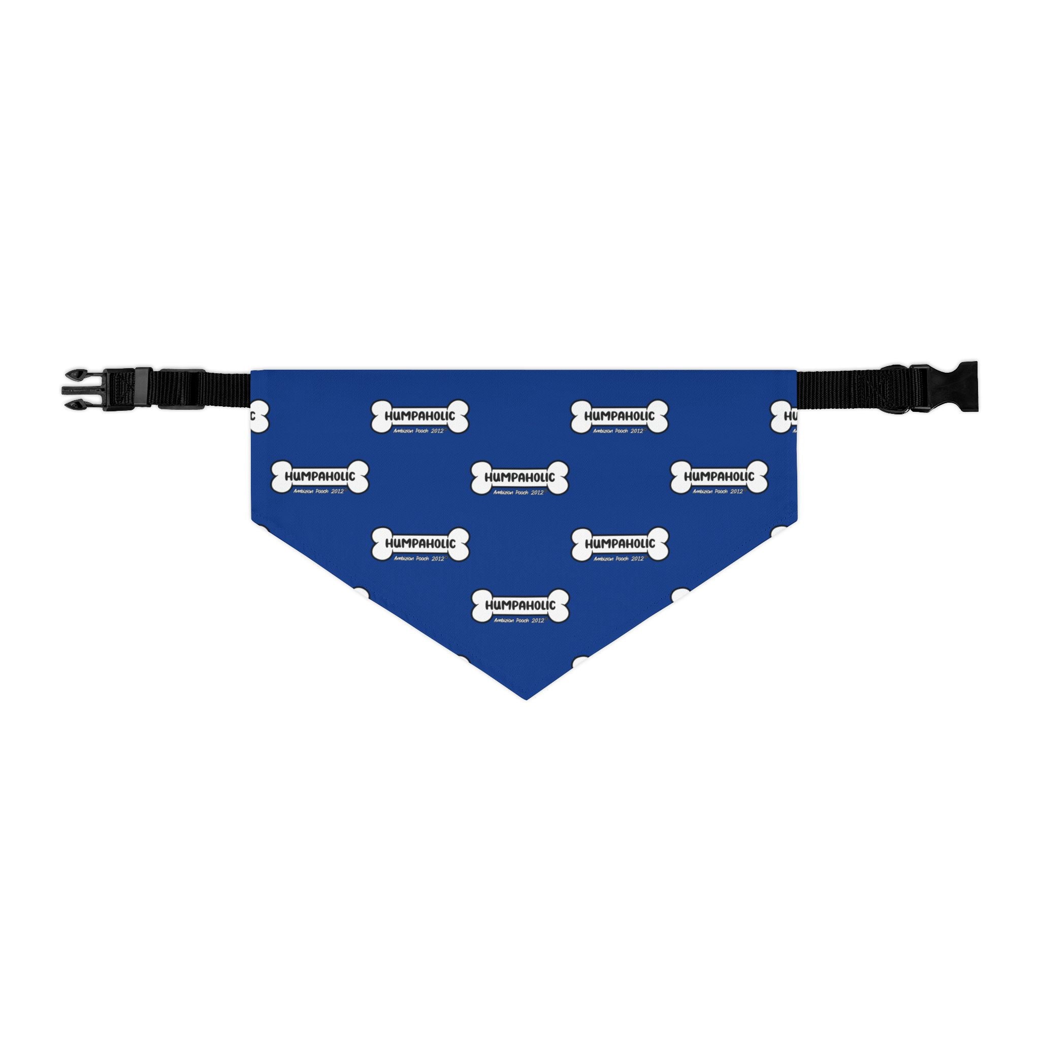 Humpaholic Pet Bandana Collar Blue