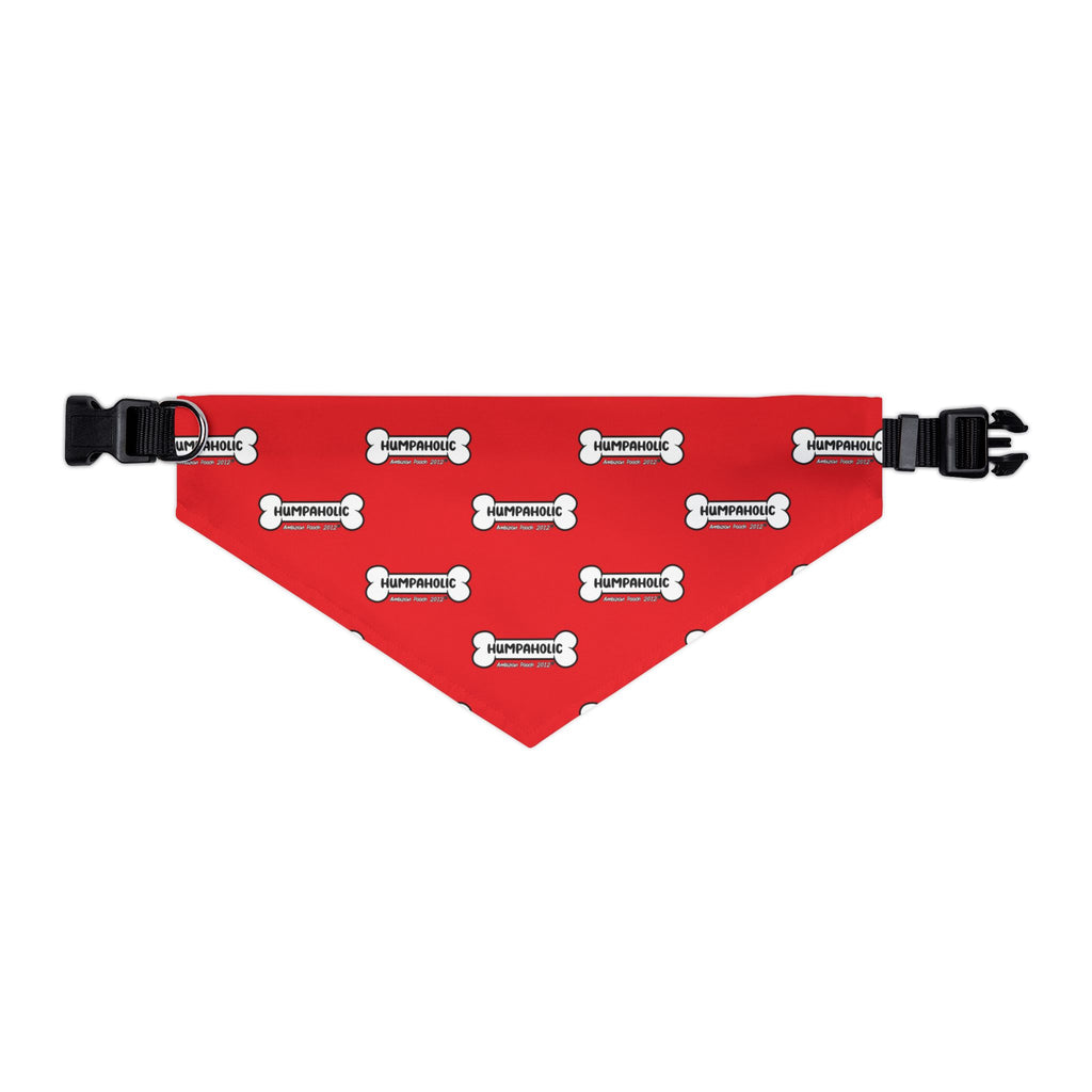 Humpaholic Pet Bandana Collar Red