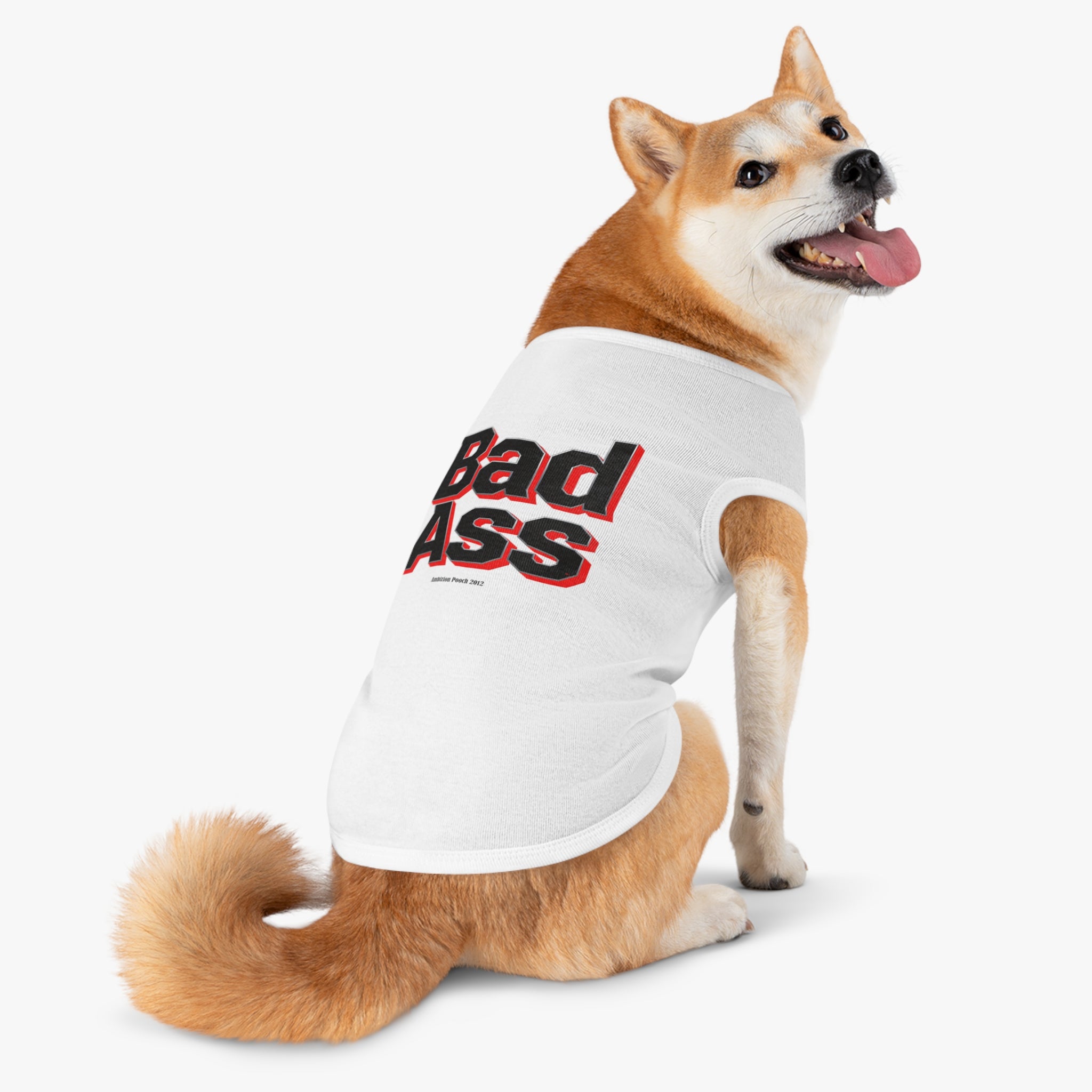 Bad Ass Tank Top — "Bad Ass Dog Mama and Bad Ass Dog Dad" (Pet & Parent Matching)