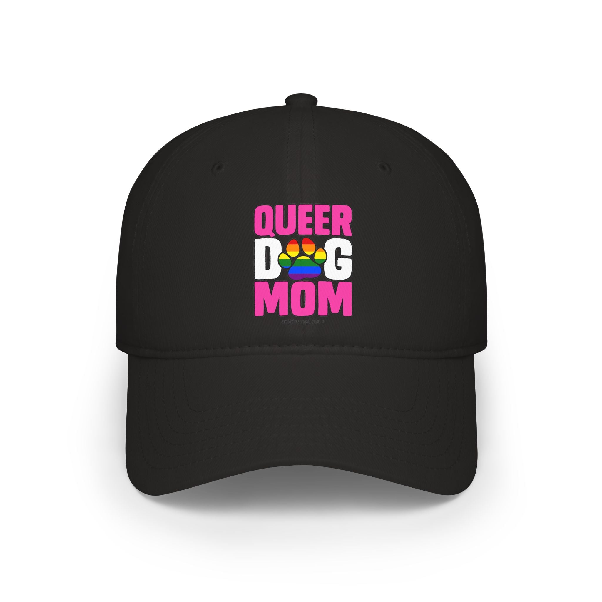 Queer Dog Mom Low Profile Baseball Cap