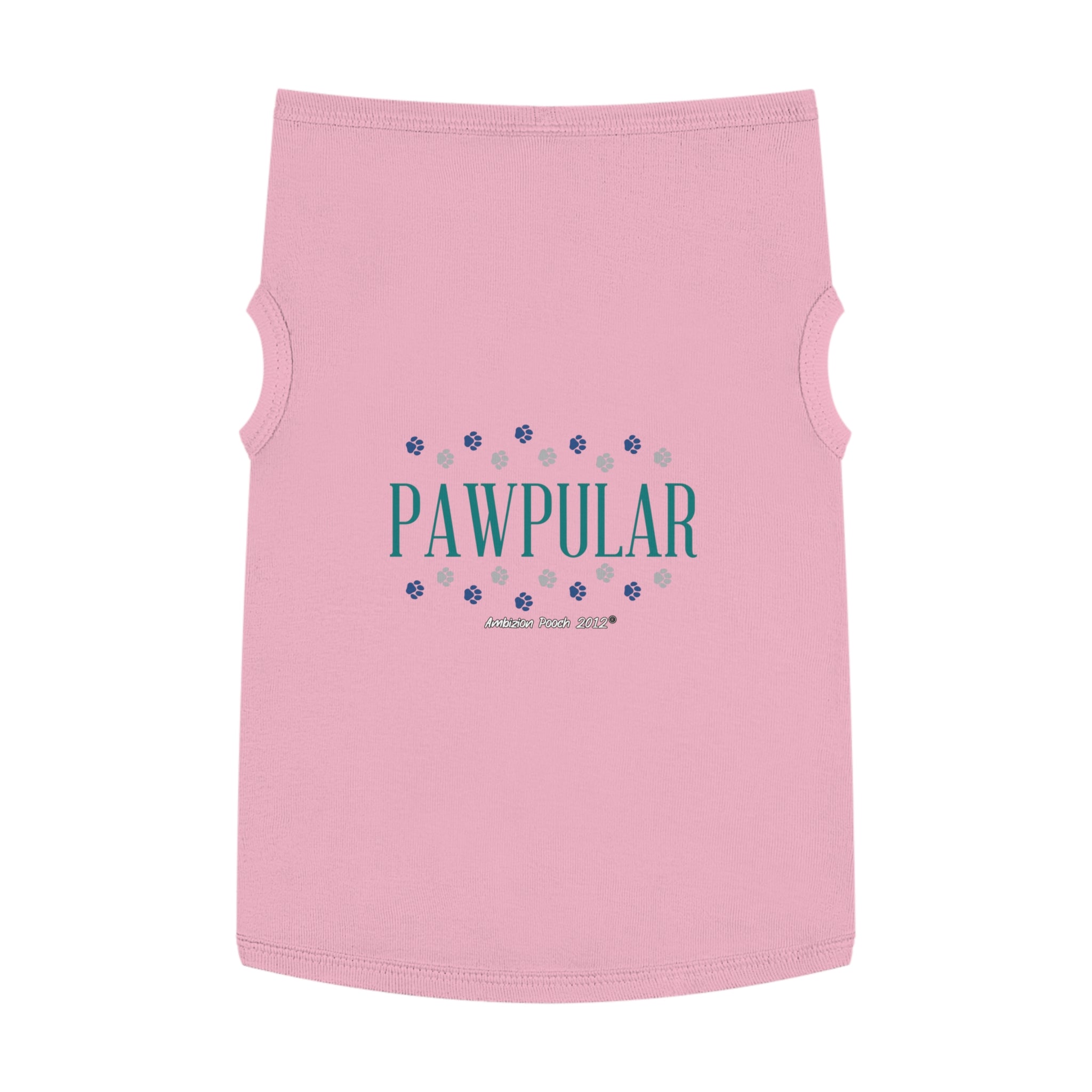 "Pawpular" Doggy Tank Top — "Invisible" (Pet & Parent Matching)