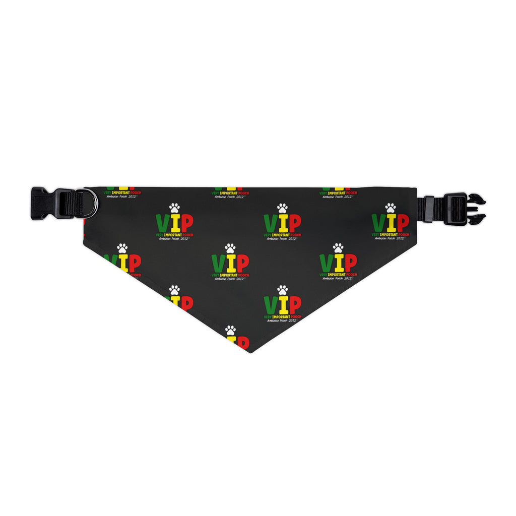 VIP Pet Bandana Collar Black