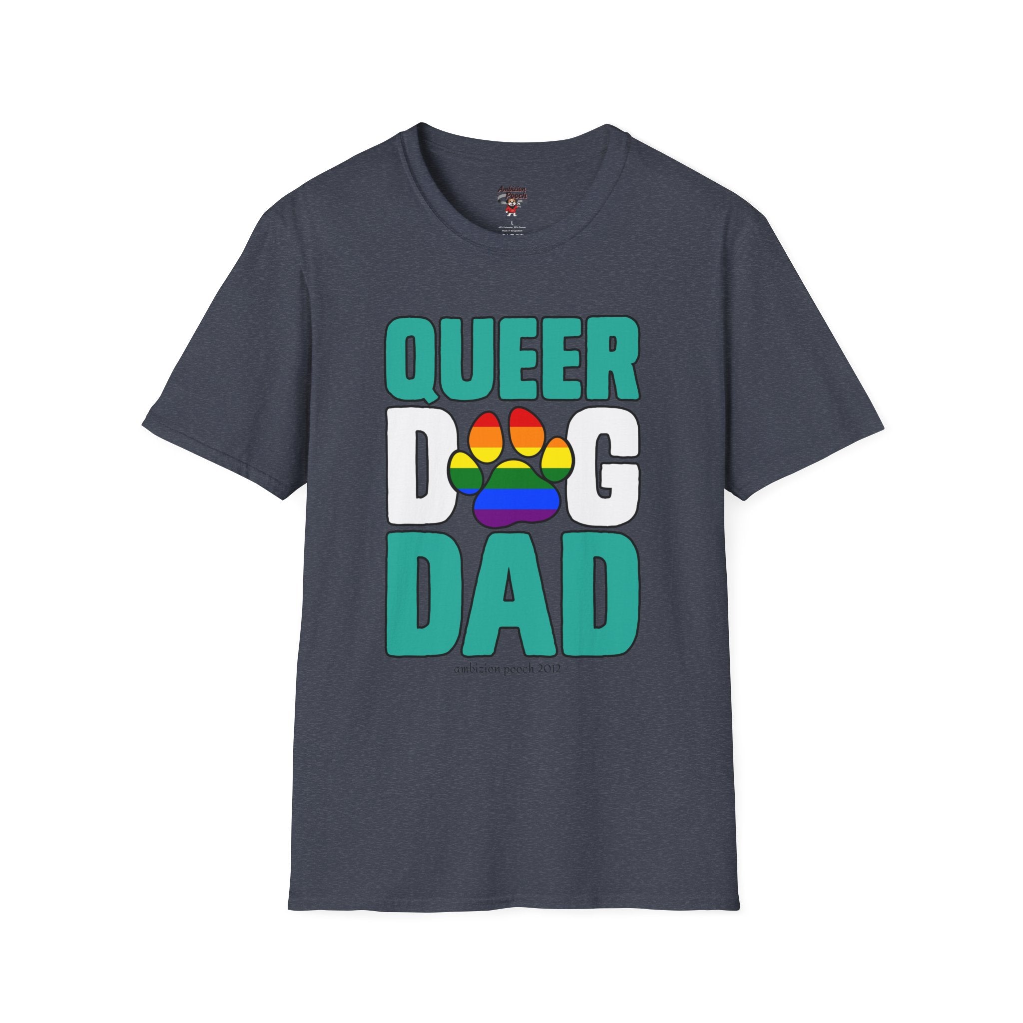 Queer Dog Dad Unisex Softstyle T-Shirt