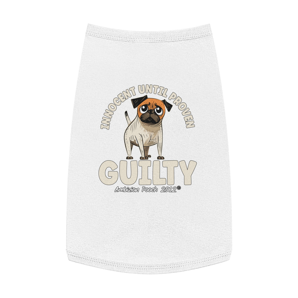 Innocent Until Proven Guilty Doggy Tank Top