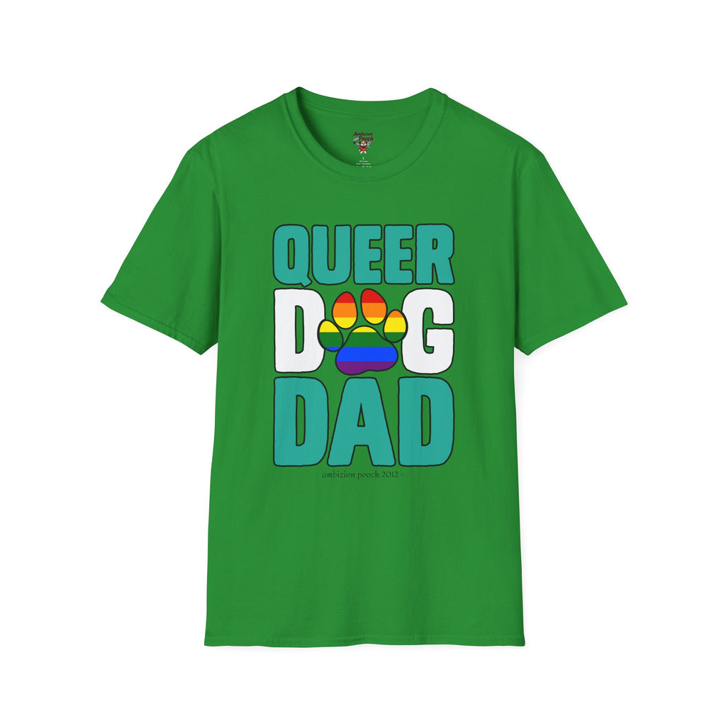 Queer Dog Dad Unisex Softstyle T-Shirt
