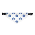 Happy Pawnukkah Doggie Bandana Collar - White