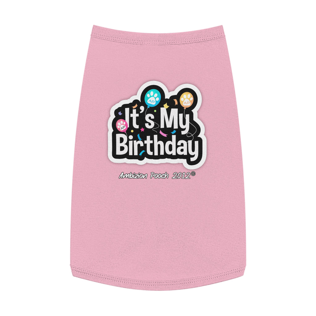 It's My Birthday Pet Tank Top - Fun & Festive
