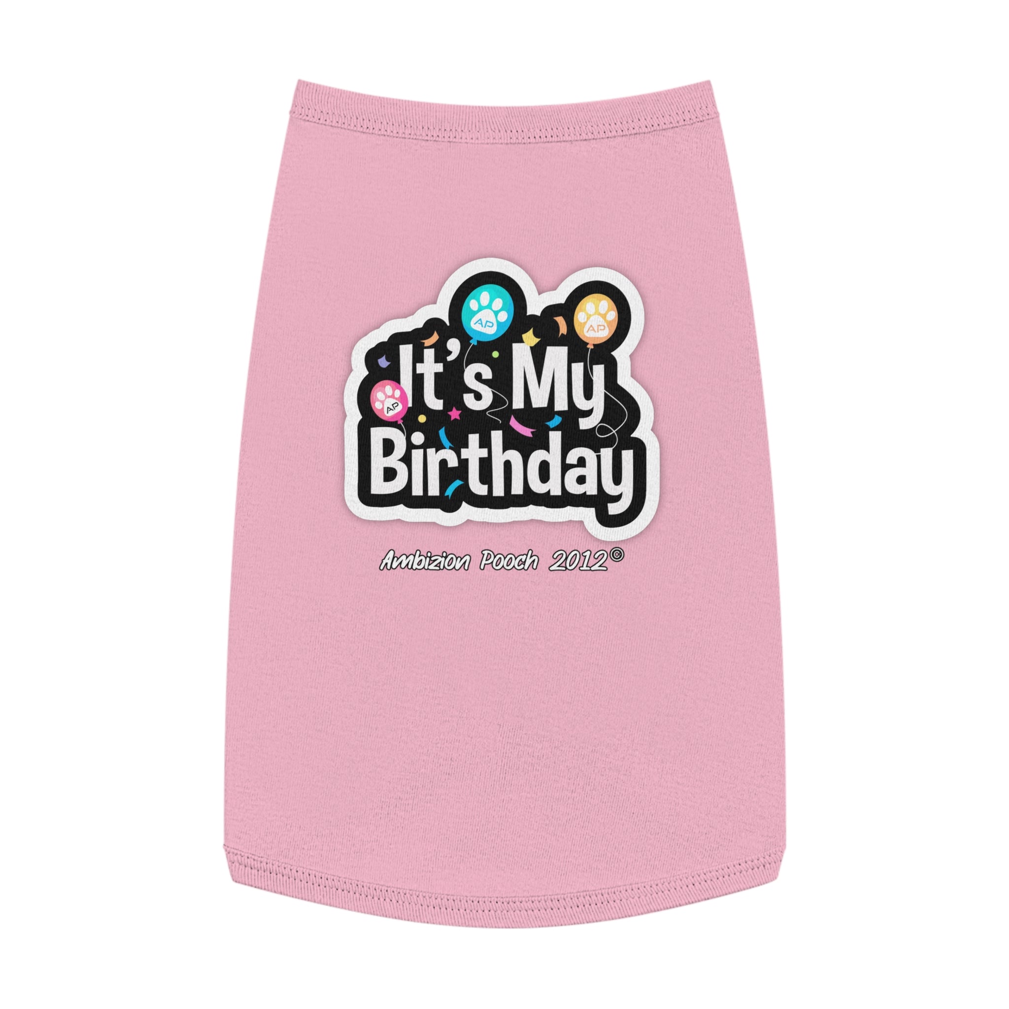 It's My Birthday Pet Tank Top - Fun & Festive
