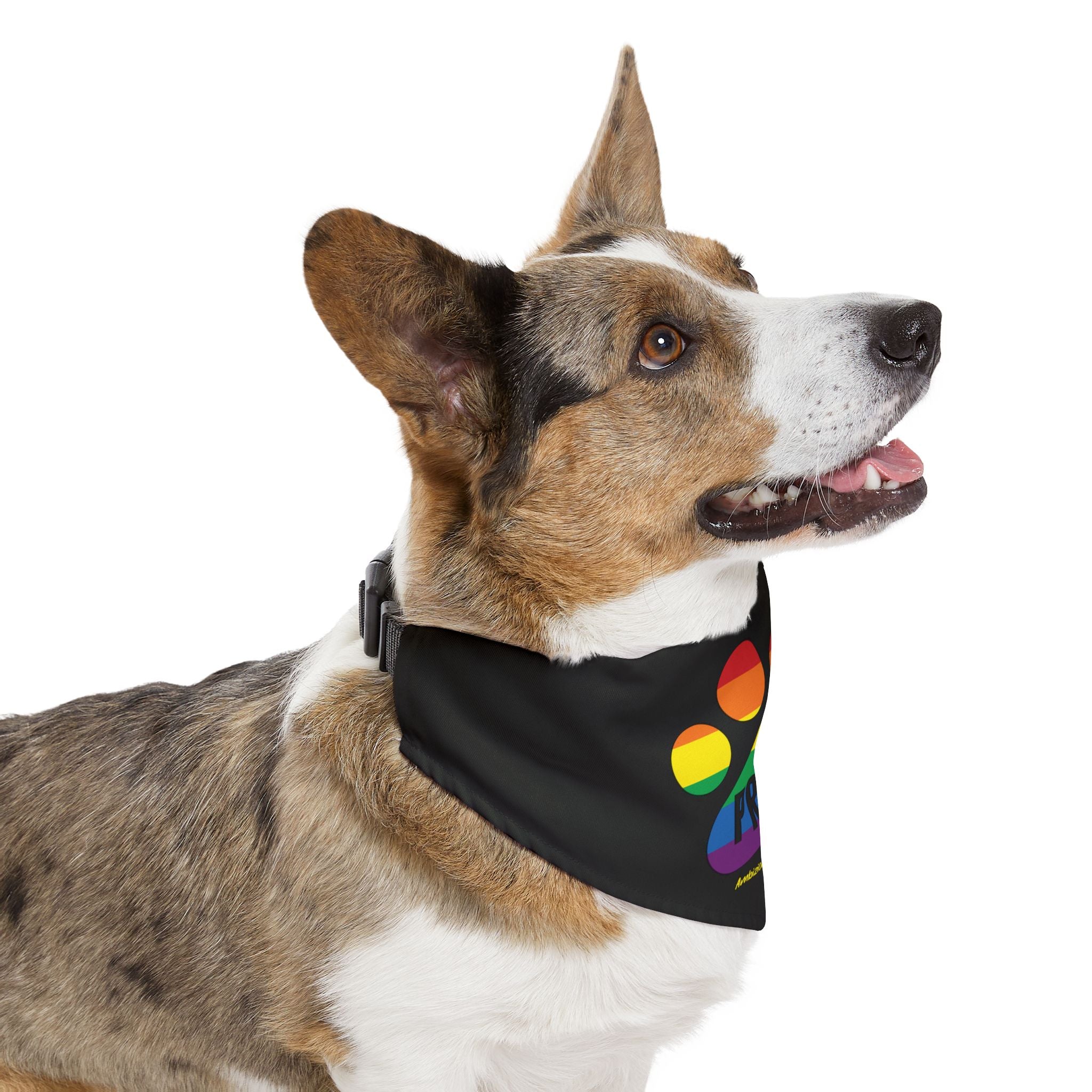 "PRIDE" Pet Bandana Collar — Doggy Parent "PRIDE" Matching Pet & Parent