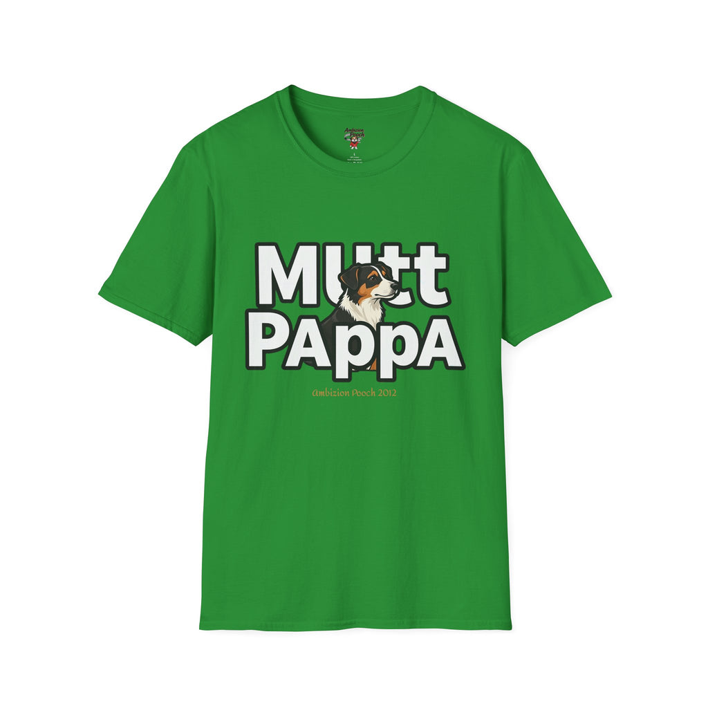Mutt Pappa Unisex Softstyle T-Shirt (All Dogs)