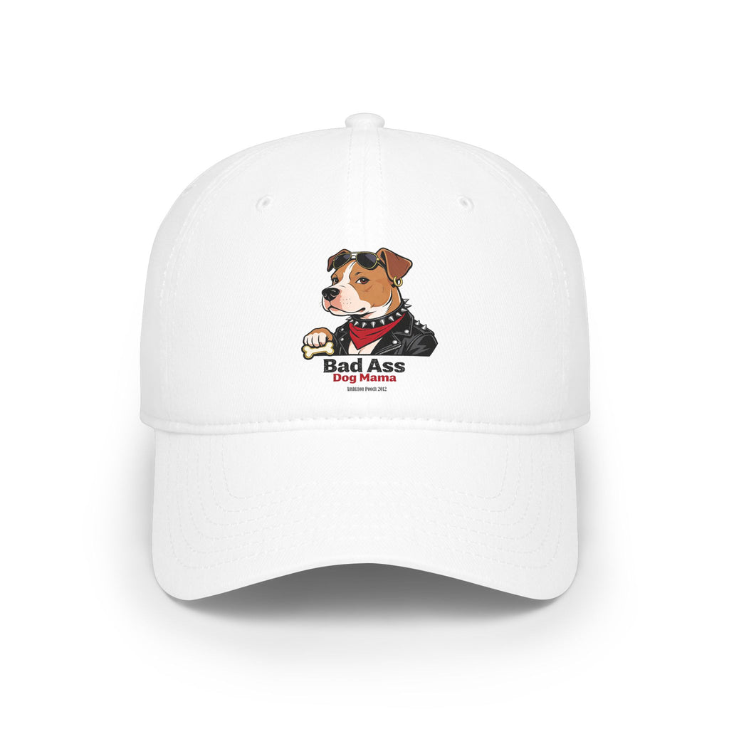 Bad Ass Dog Mama Low Profile Baseball Cap